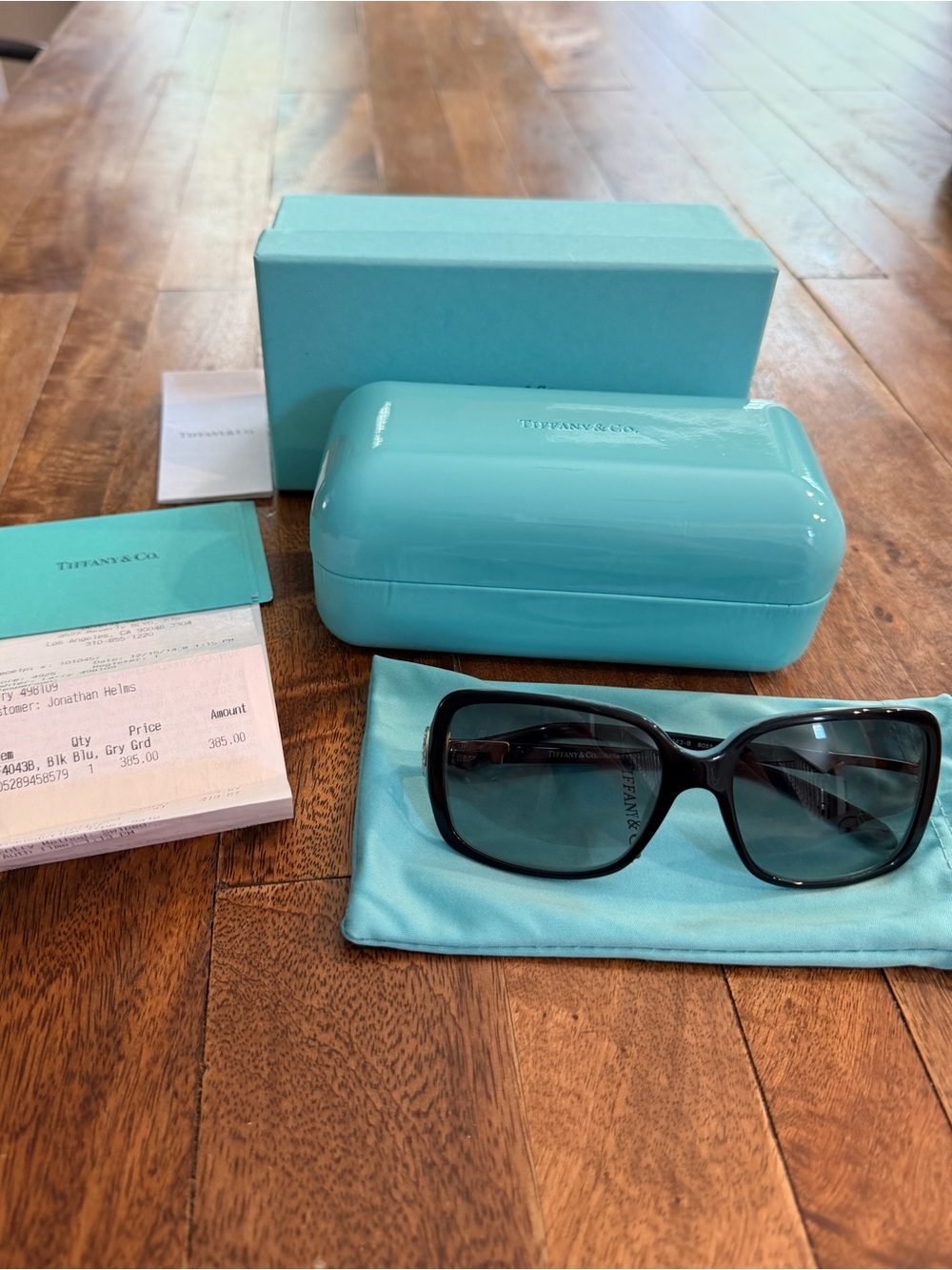 Authentic Tiffany & Co. Black Women's Sunglasses